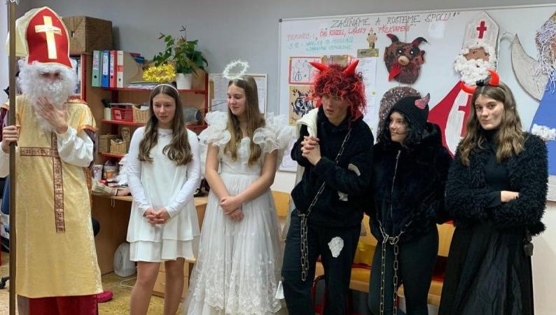 Mikulášská nadílka ve školní družině
